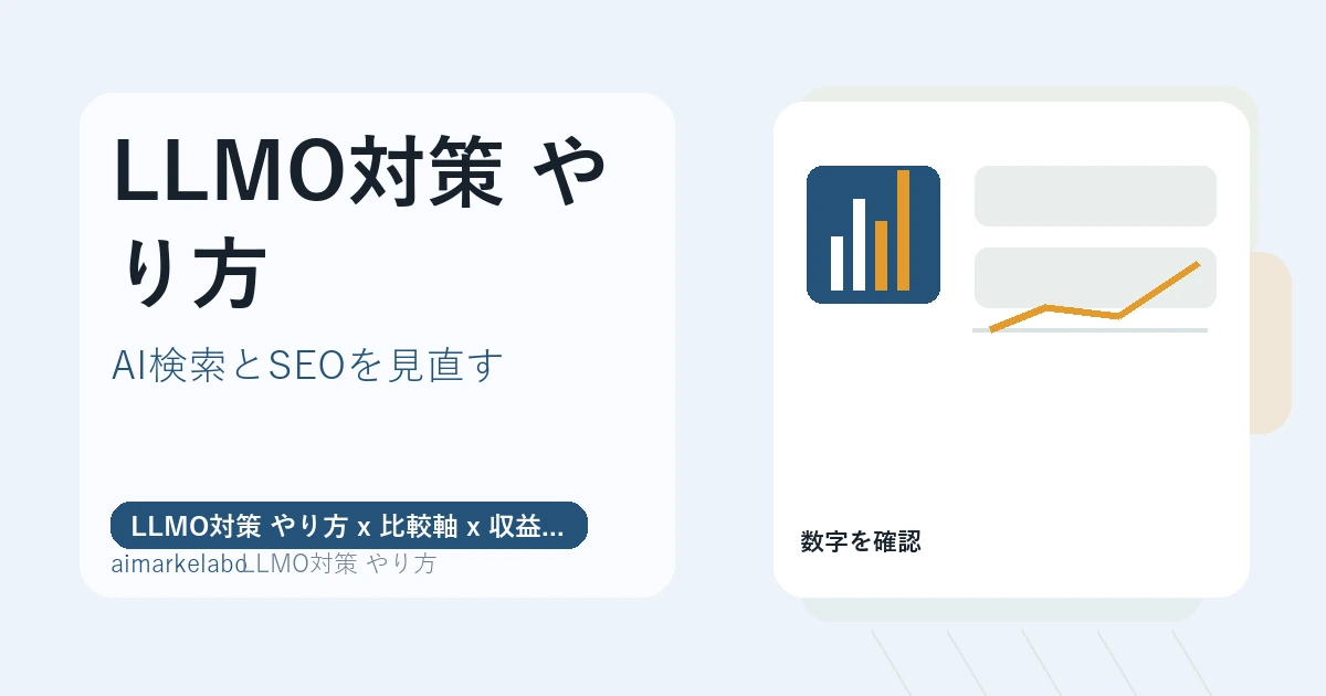 LLMO対策 やり方の解説アイキャッチ